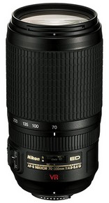 Nikon 70-300mm f/4.5-5.6E ED VR
